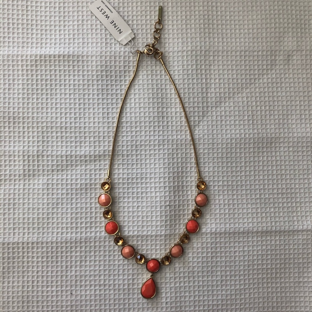 Coral Nine West necklace